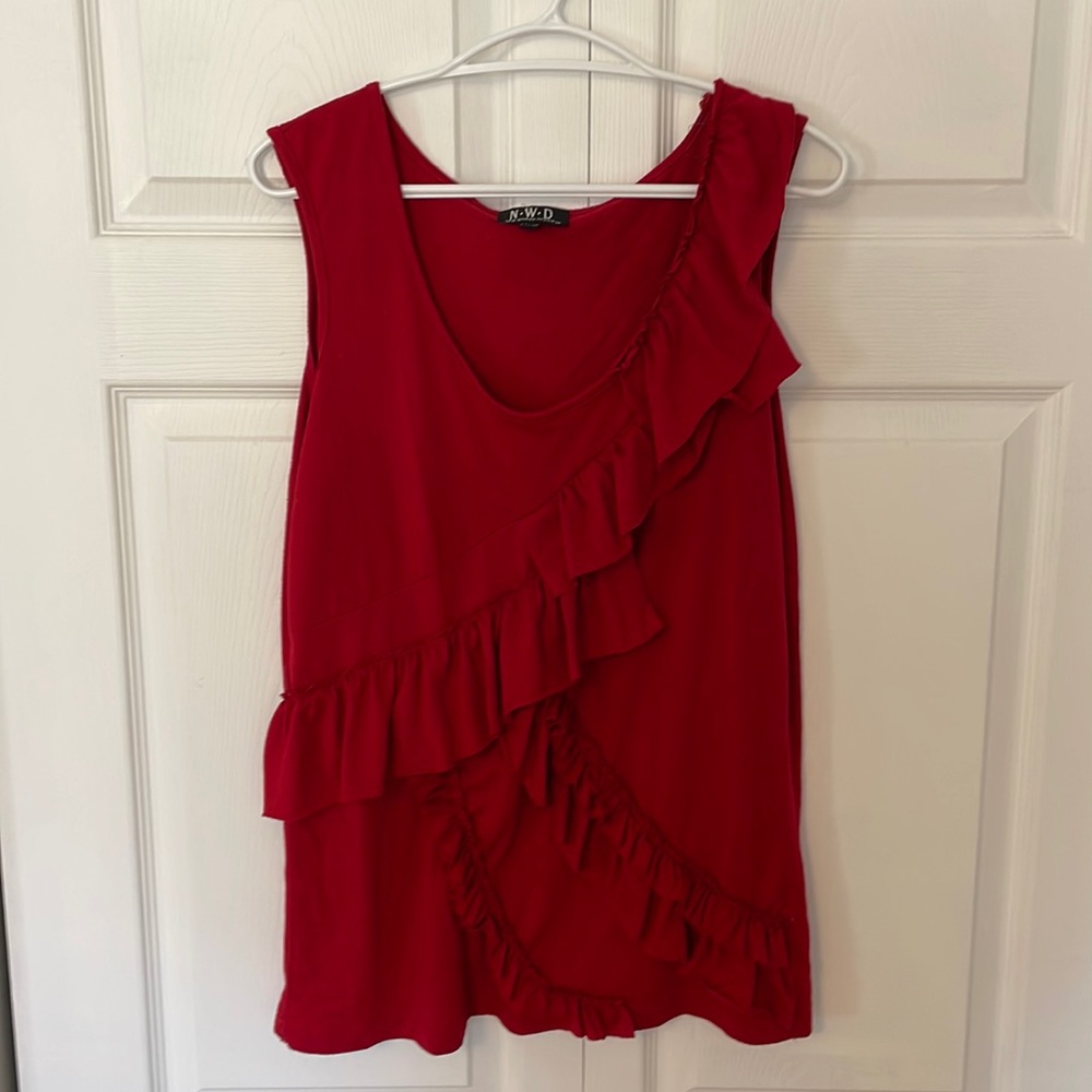 New Woman Design Red Top